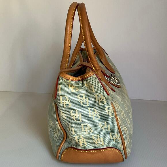 Dooney & Bourke Vintage Satchel DB Monogram - Picture 3 of 13